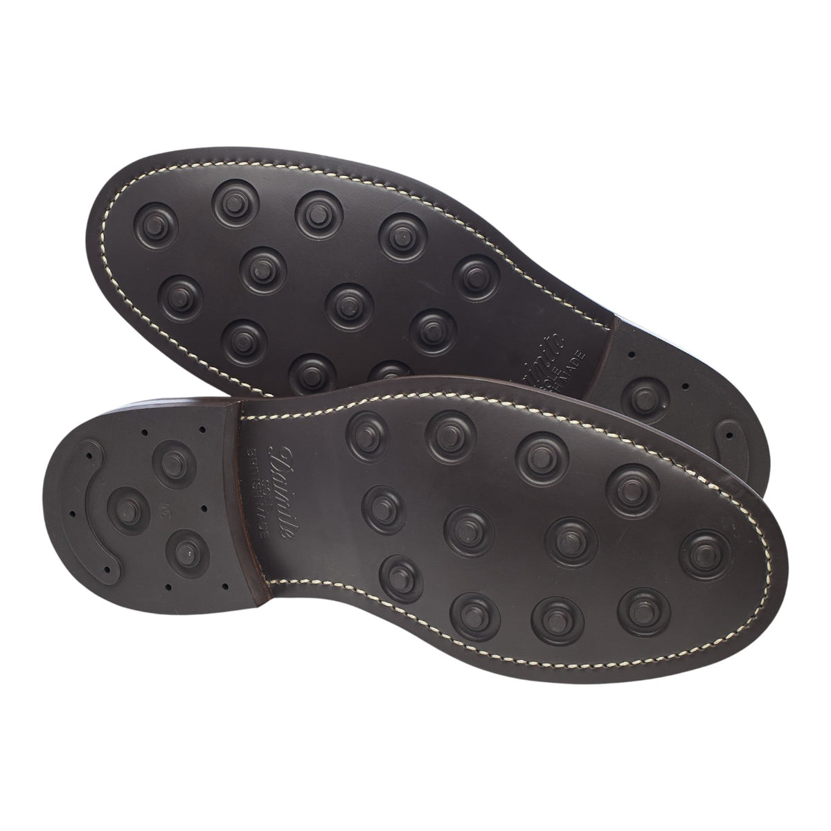 'Stow' Burgundy Grain Leather Brogues Boots UK 11