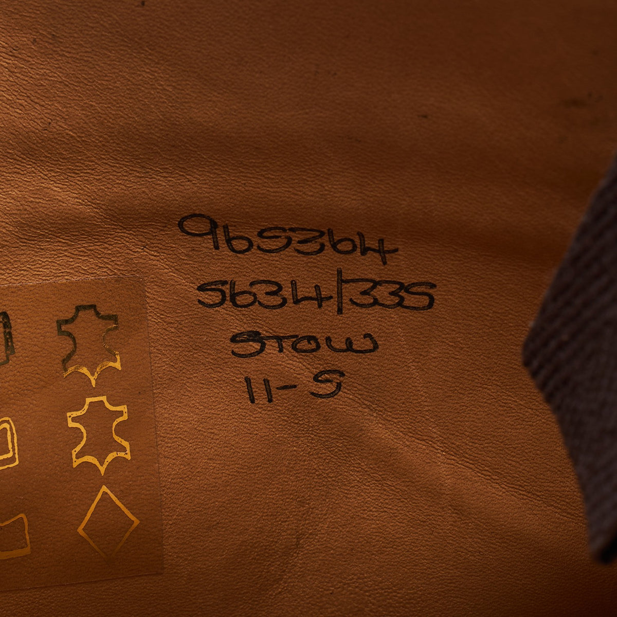 'Stow' Burgundy Grain Leather Brogues Boots UK 11