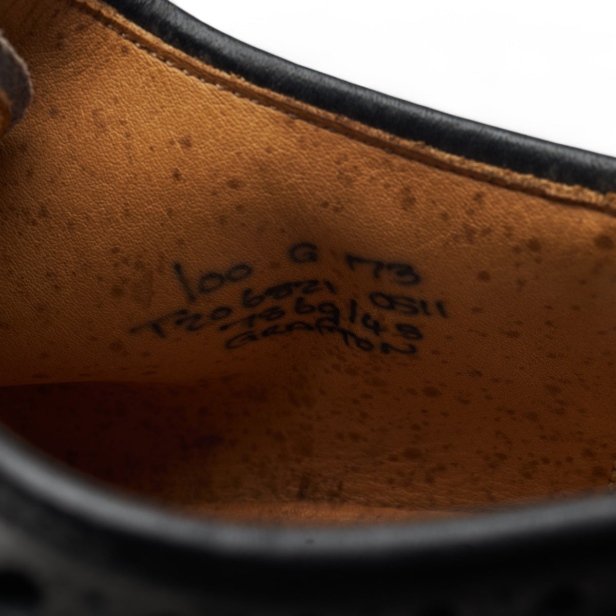 'Grafton' Grey Leather Derby Brogues UK 10 G