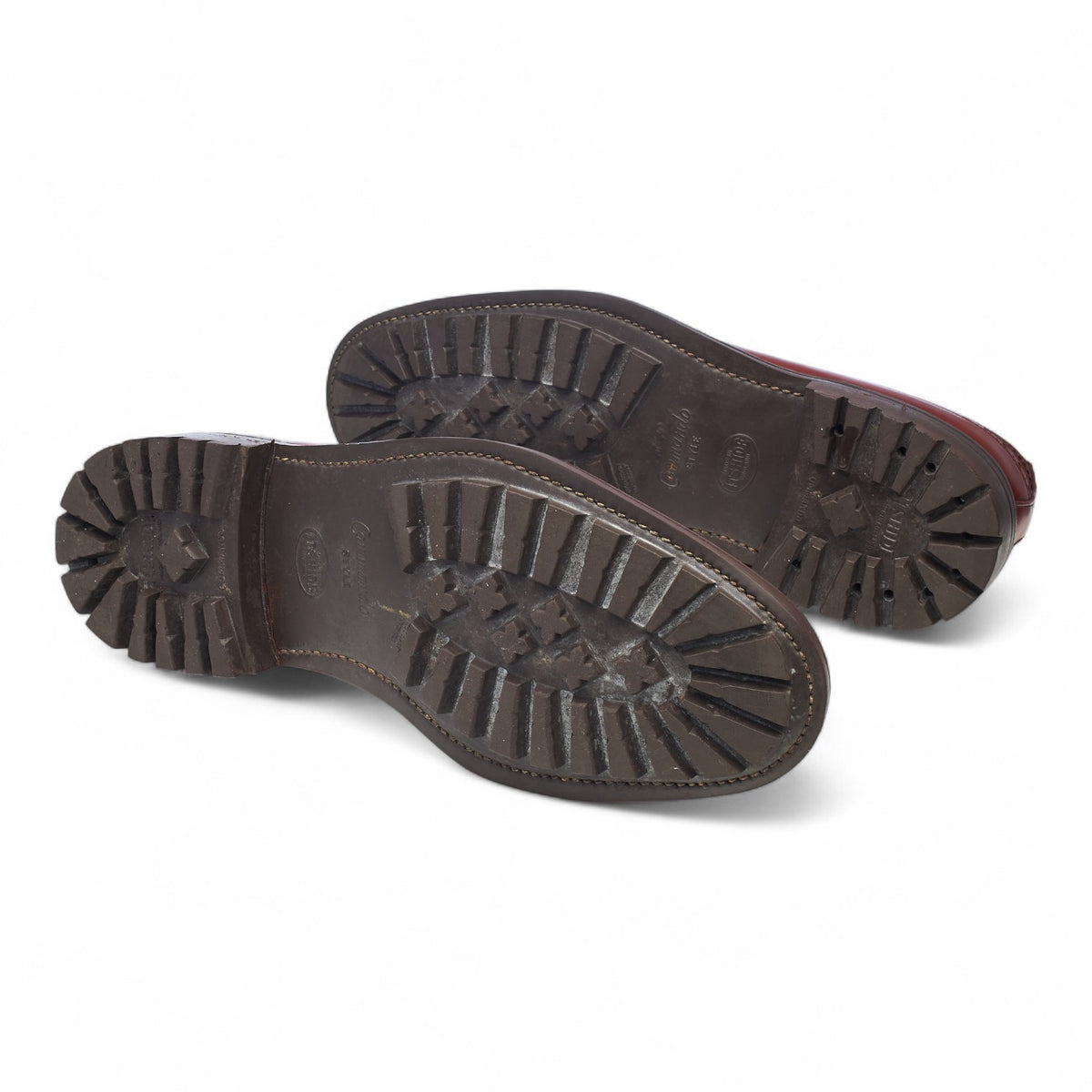 'Berwick' Tan Brown Leather Derby Brogues UK 10