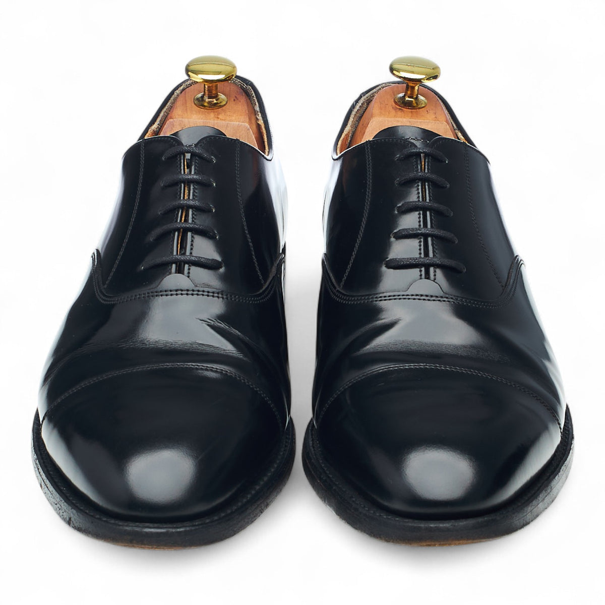 Black Leather Oxford UK 8.5