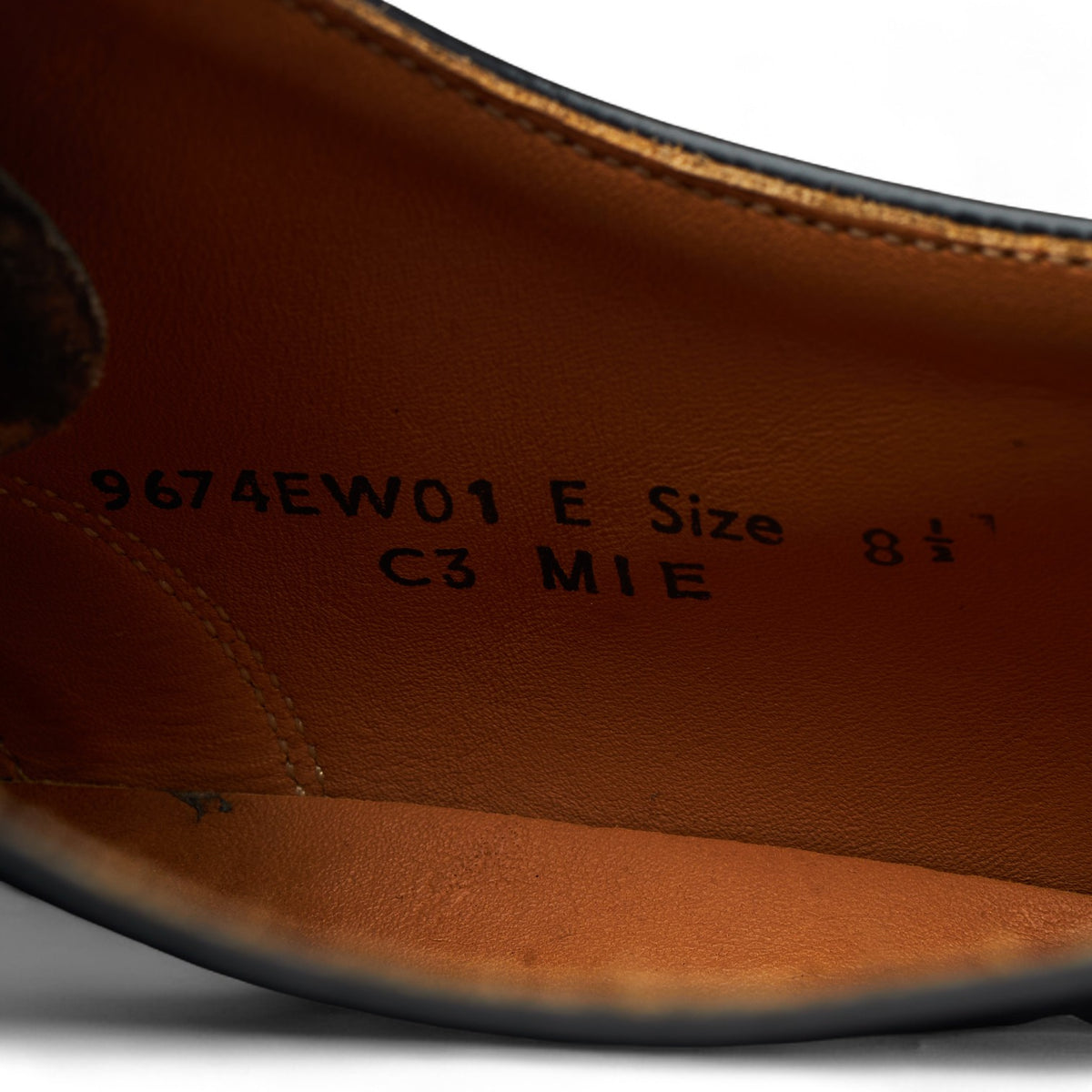 Black Leather Oxford UK 8.5