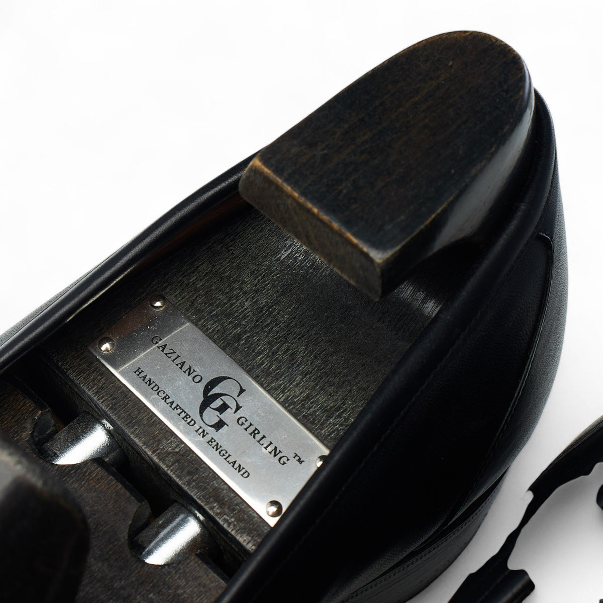 'Monaco' Black Leather Loafers UK 10 E