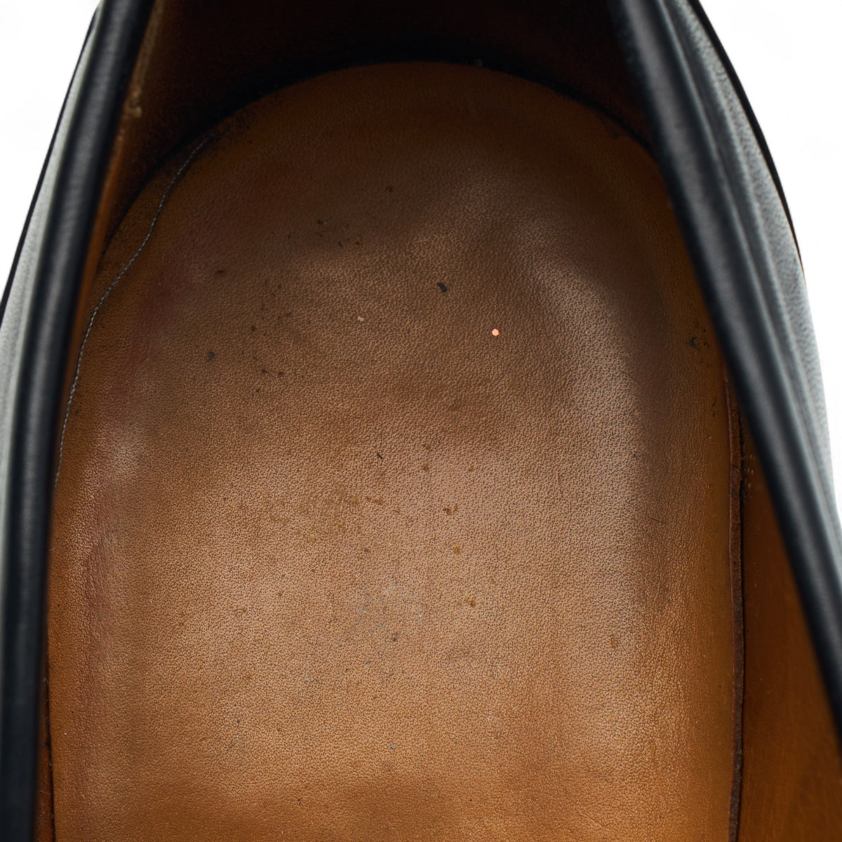 'Monaco' Black Leather Loafers UK 10 E