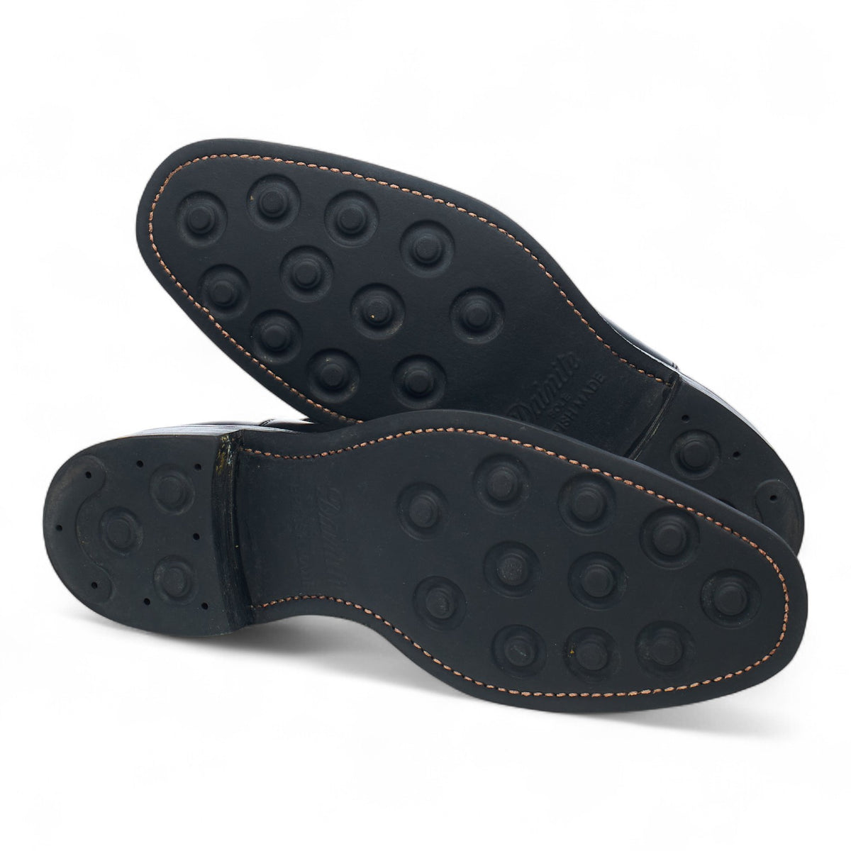 1880 'Chatsworth' Black Leather Chelsea Boots UK 8 G