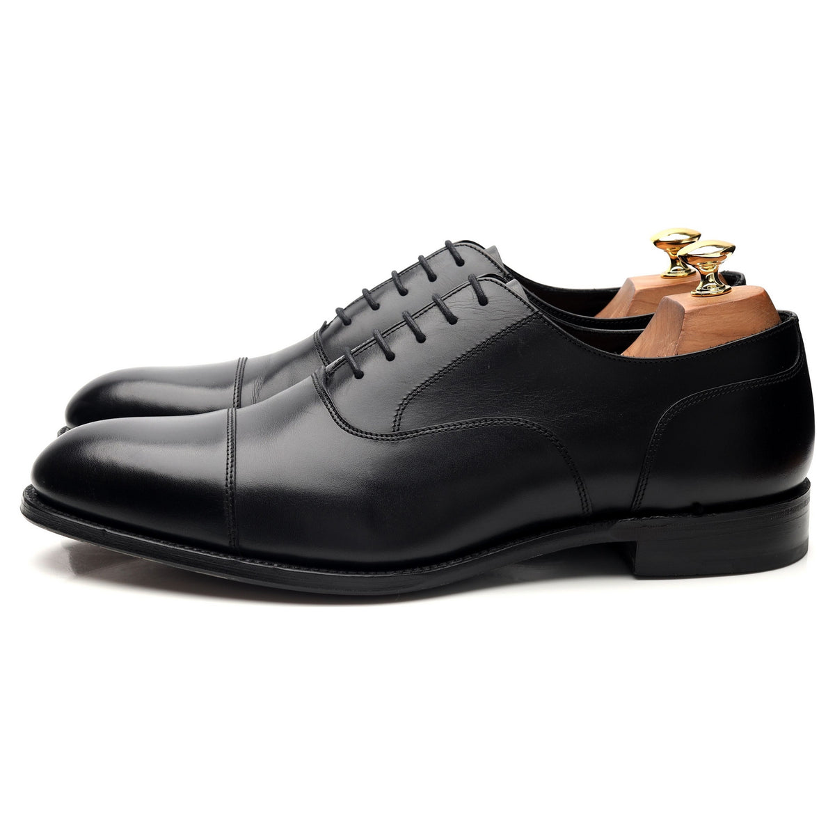 1880 Classic &#39;Stonegate&#39; Black Leather Oxford UK 10.5 F