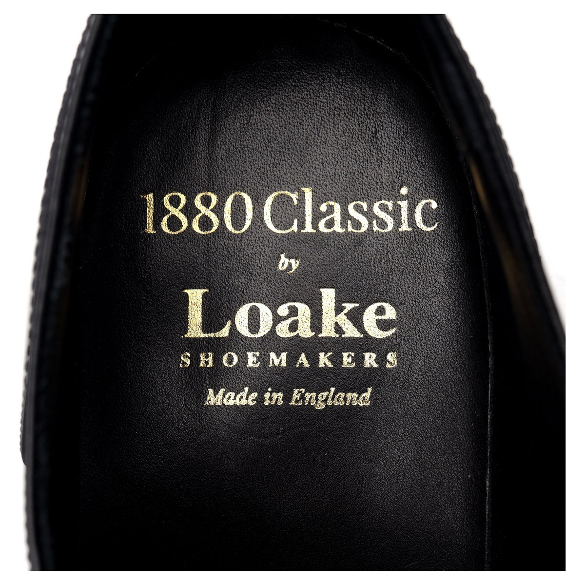 1880 Classic &#39;Stonegate&#39; Black Leather Oxford UK 10.5 F