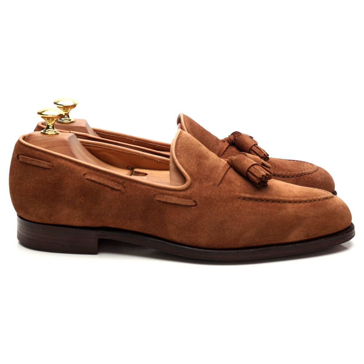 &#39;Cavendish 2&#39; Polo Brown Suede Tassel Loafer UK 8 E