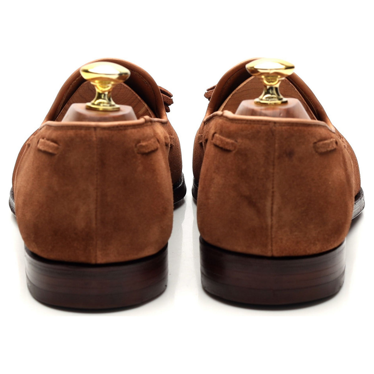 &#39;Cavendish 2&#39; Polo Brown Suede Tassel Loafer UK 8 E