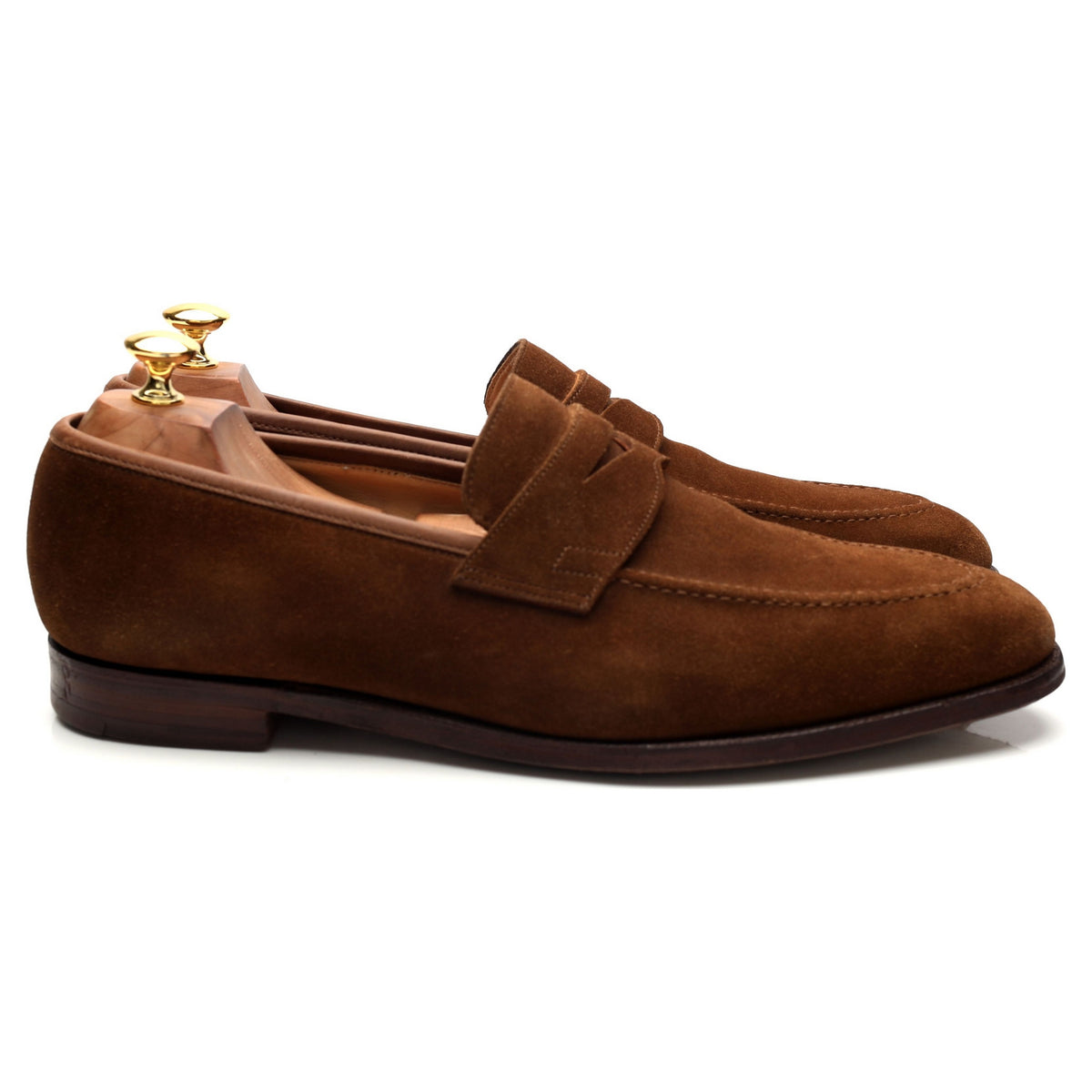 &#39;Sydney&#39; Snuff Brown Suede Loafer UK 10.5 E