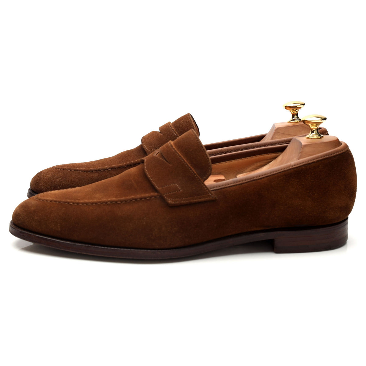 &#39;Sydney&#39; Snuff Brown Suede Loafer UK 10.5 E