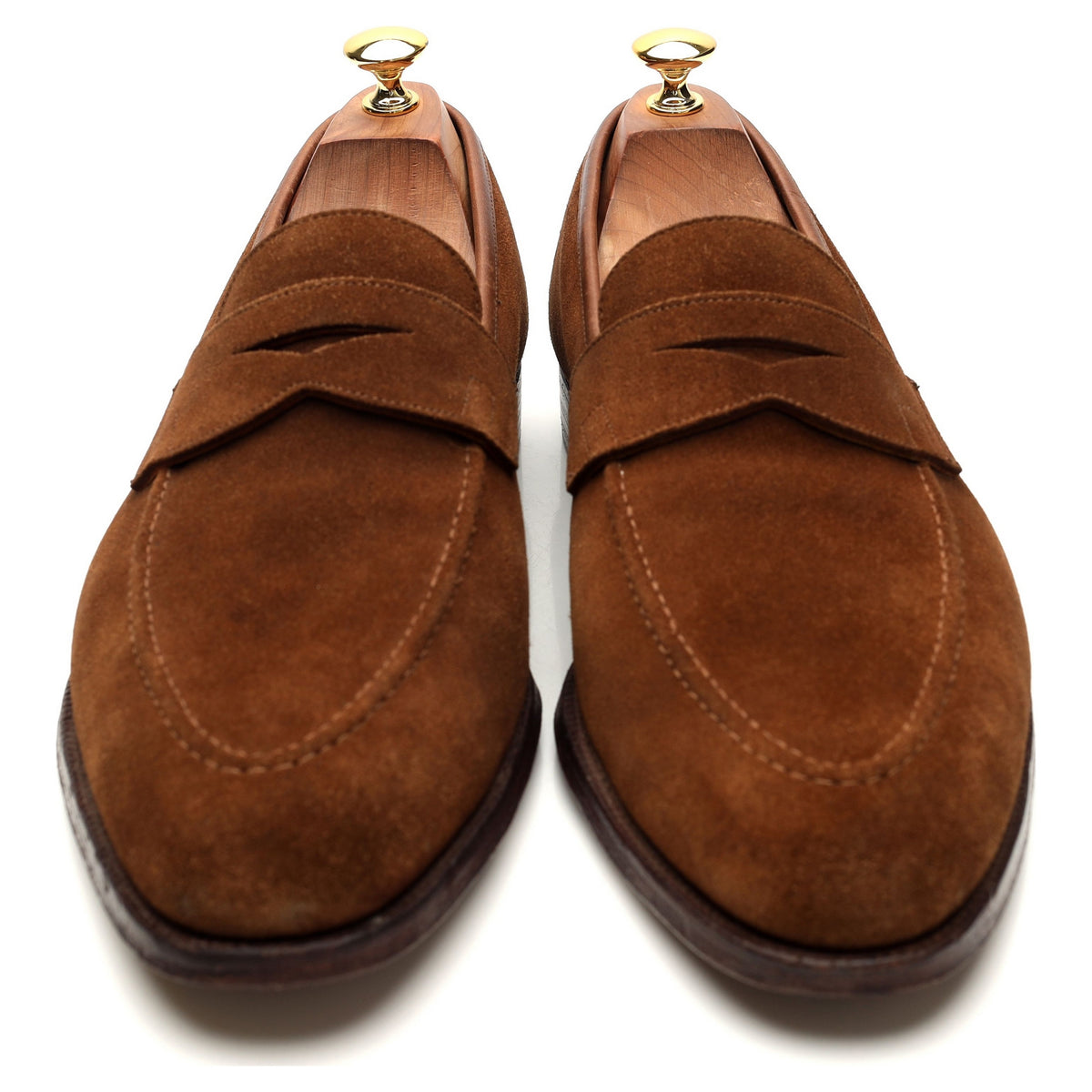 &#39;Sydney&#39; Snuff Brown Suede Loafer UK 10.5 E