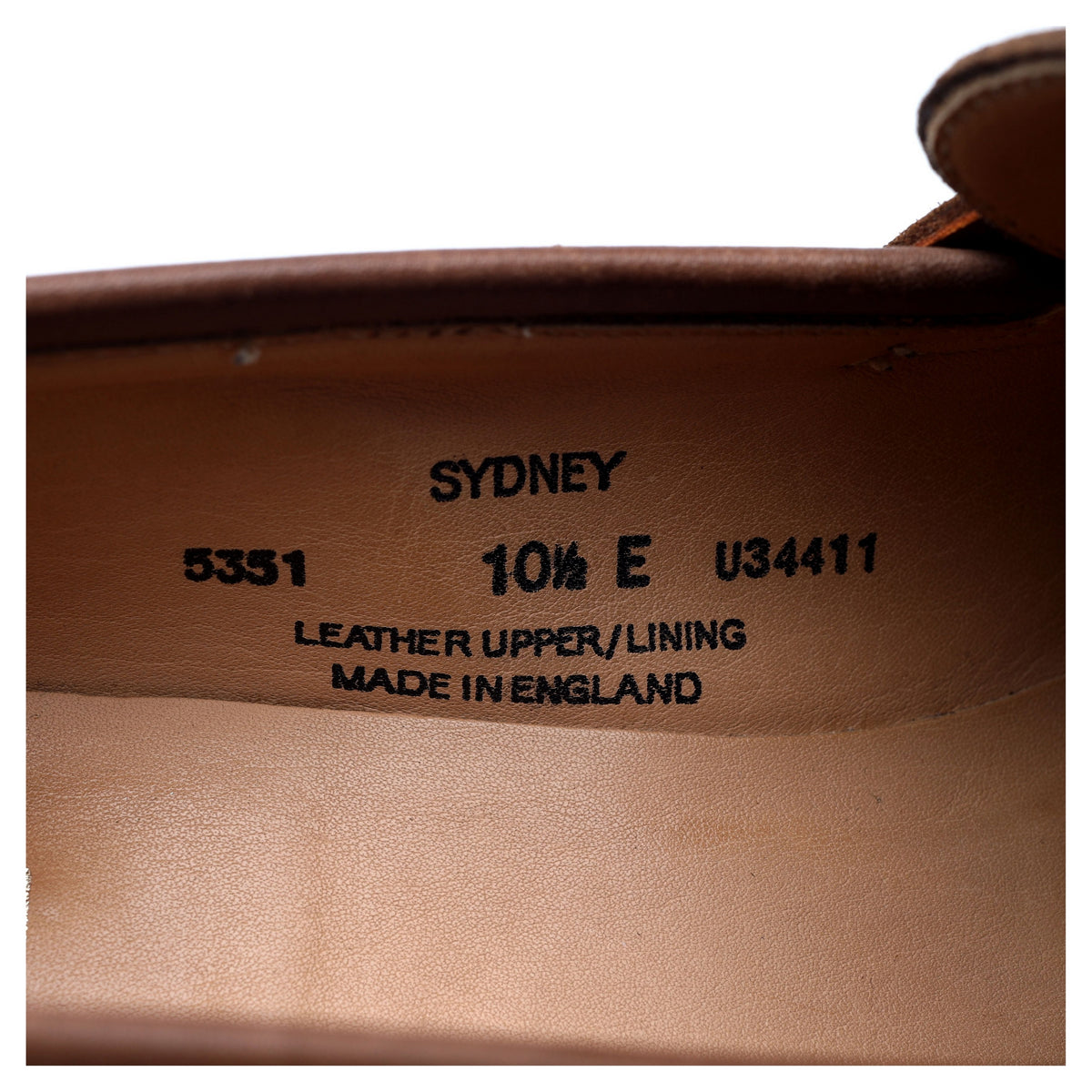 &#39;Sydney&#39; Snuff Brown Suede Loafer UK 10.5 E