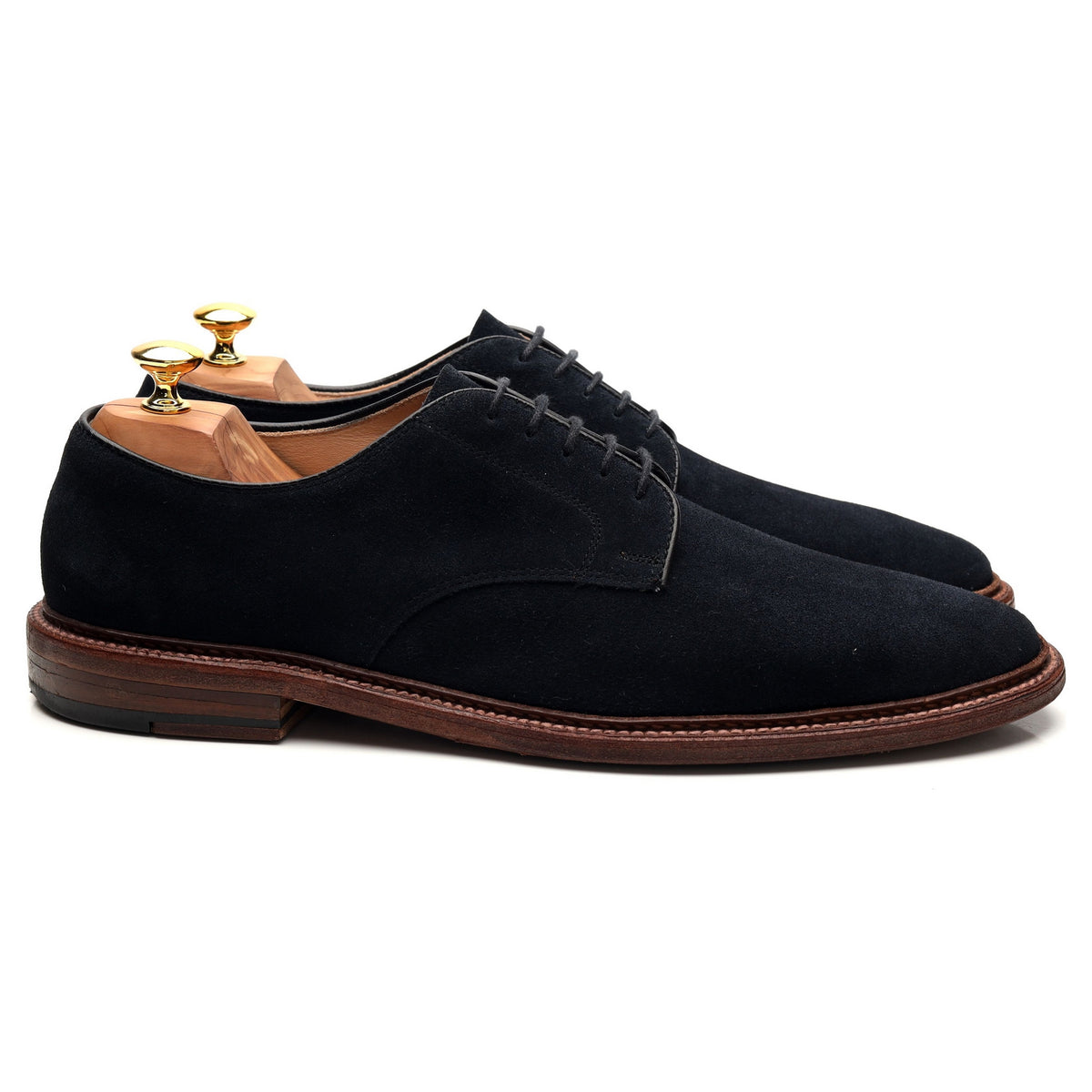 &#39;29331F&#39; Navy Blue Suede Derby UK 10.5 US 11.5 D