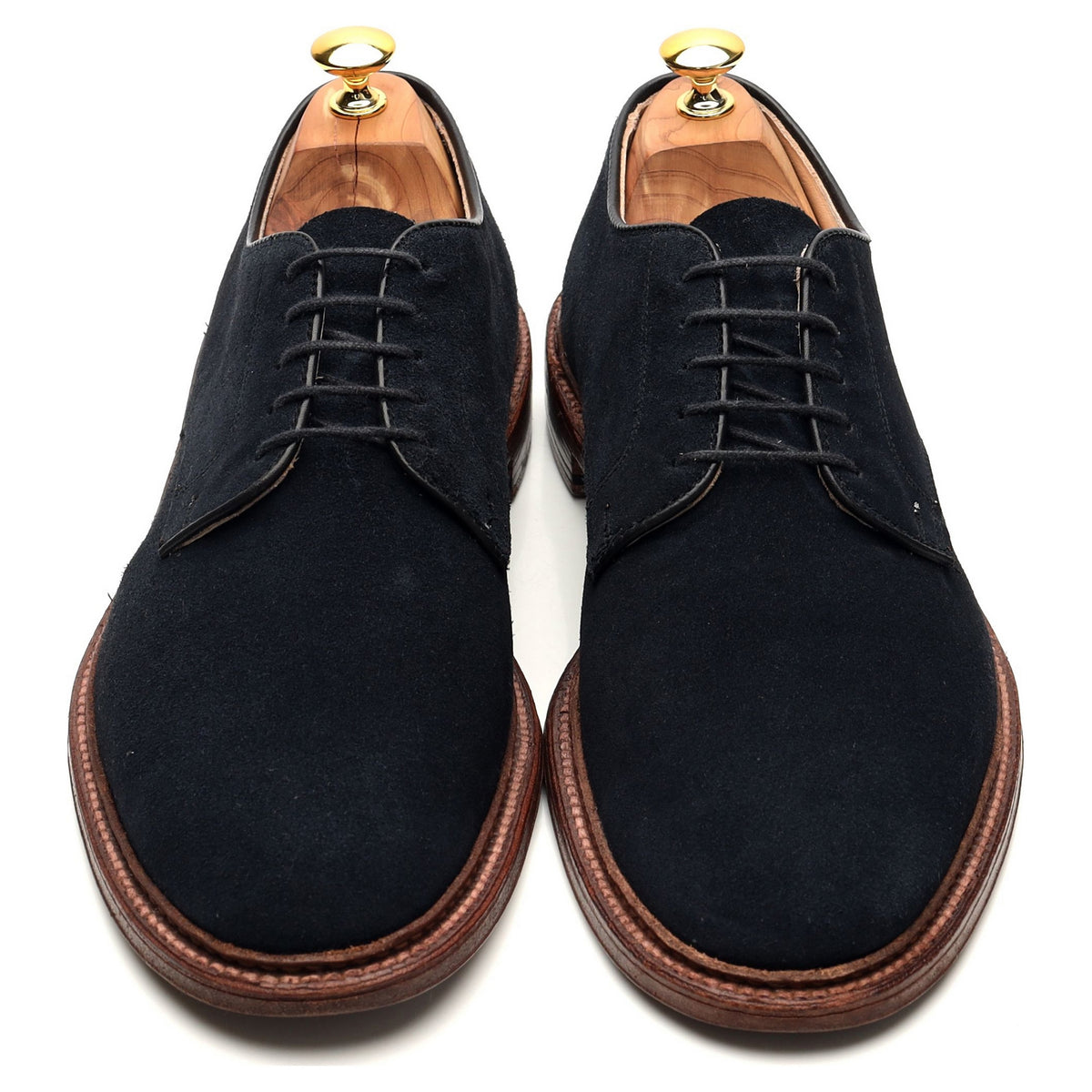 &#39;29331F&#39; Navy Blue Suede Derby UK 10.5 US 11.5 D