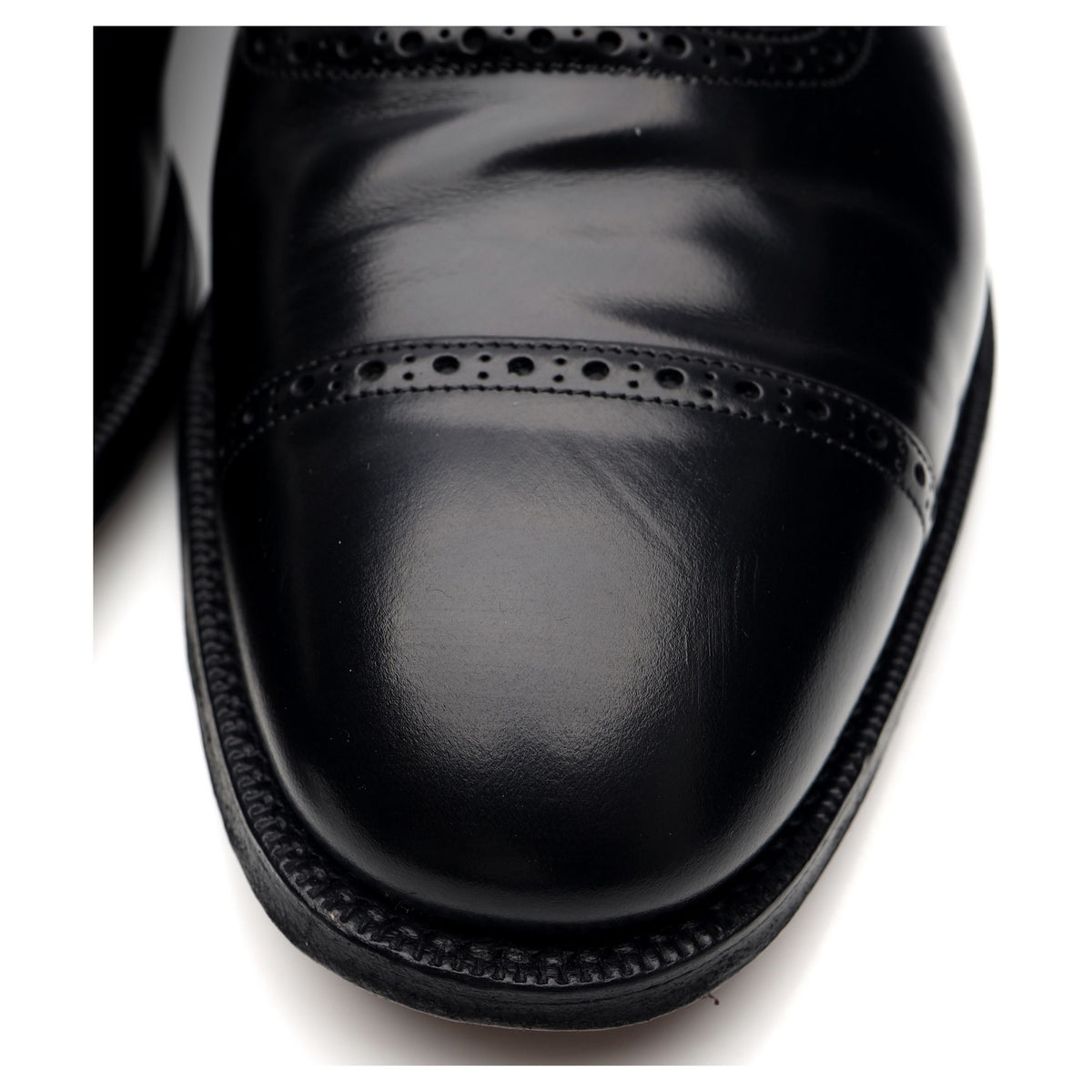 &#39;Legate&#39; Black Leather Oxford Brogue UK 9 G