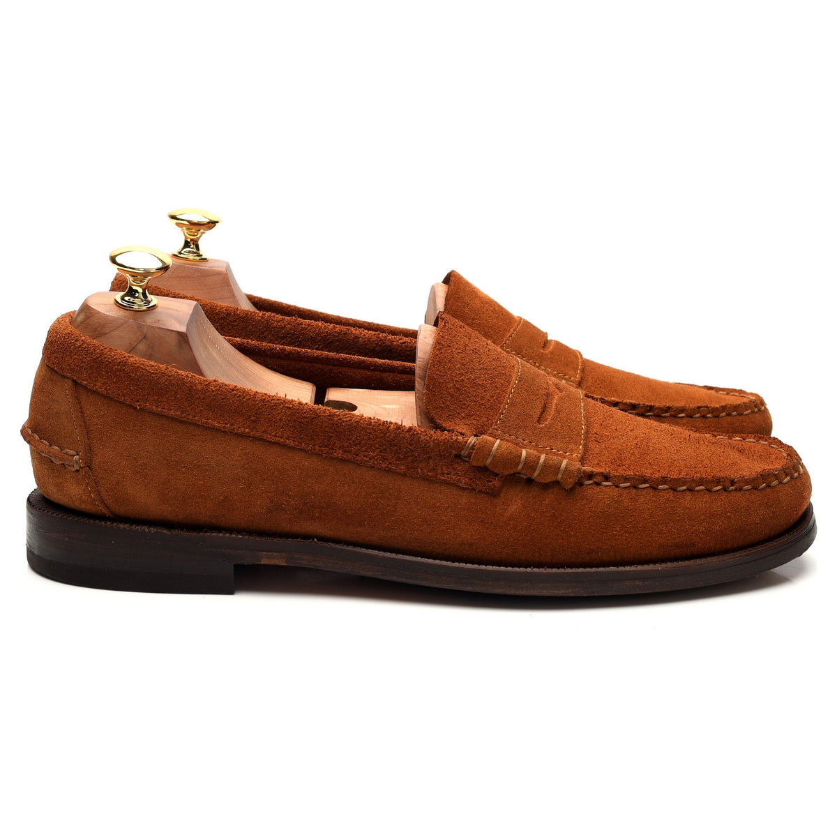 &#39;Dan&#39; Tan Brown Suede Loafer UK 10