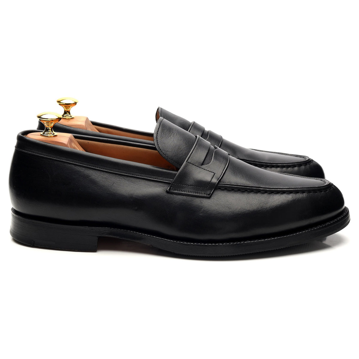 &#39;Darwin&#39; Black Leather Loafer UK 12 H