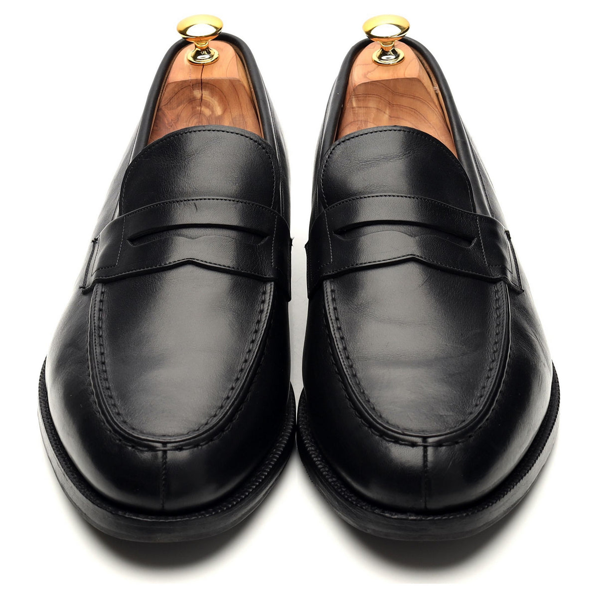 &#39;Darwin&#39; Black Leather Loafer UK 12 H