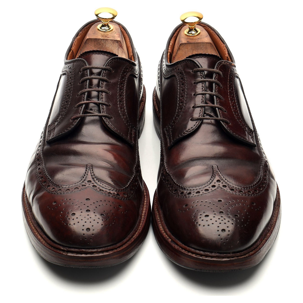 &#39;97505Y&#39; Burgundy Cordovan Leather Derby Brogues UK 10.5 US 11.5 D