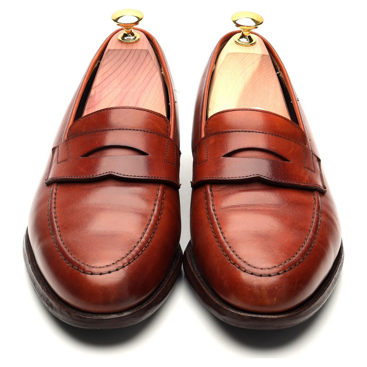 Shipton &amp; Heneage &#39;Wilton&#39; Tan Brown Leather Loafer UK 7 G