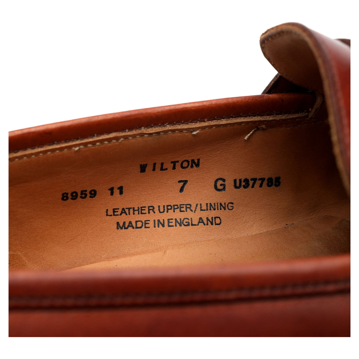 Shipton &amp; Heneage &#39;Wilton&#39; Tan Brown Leather Loafer UK 7 G