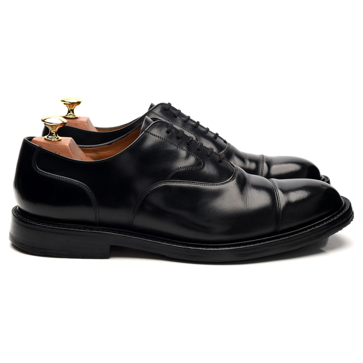 &#39;Lancaster&#39; Black Leather Oxford UK 9 G