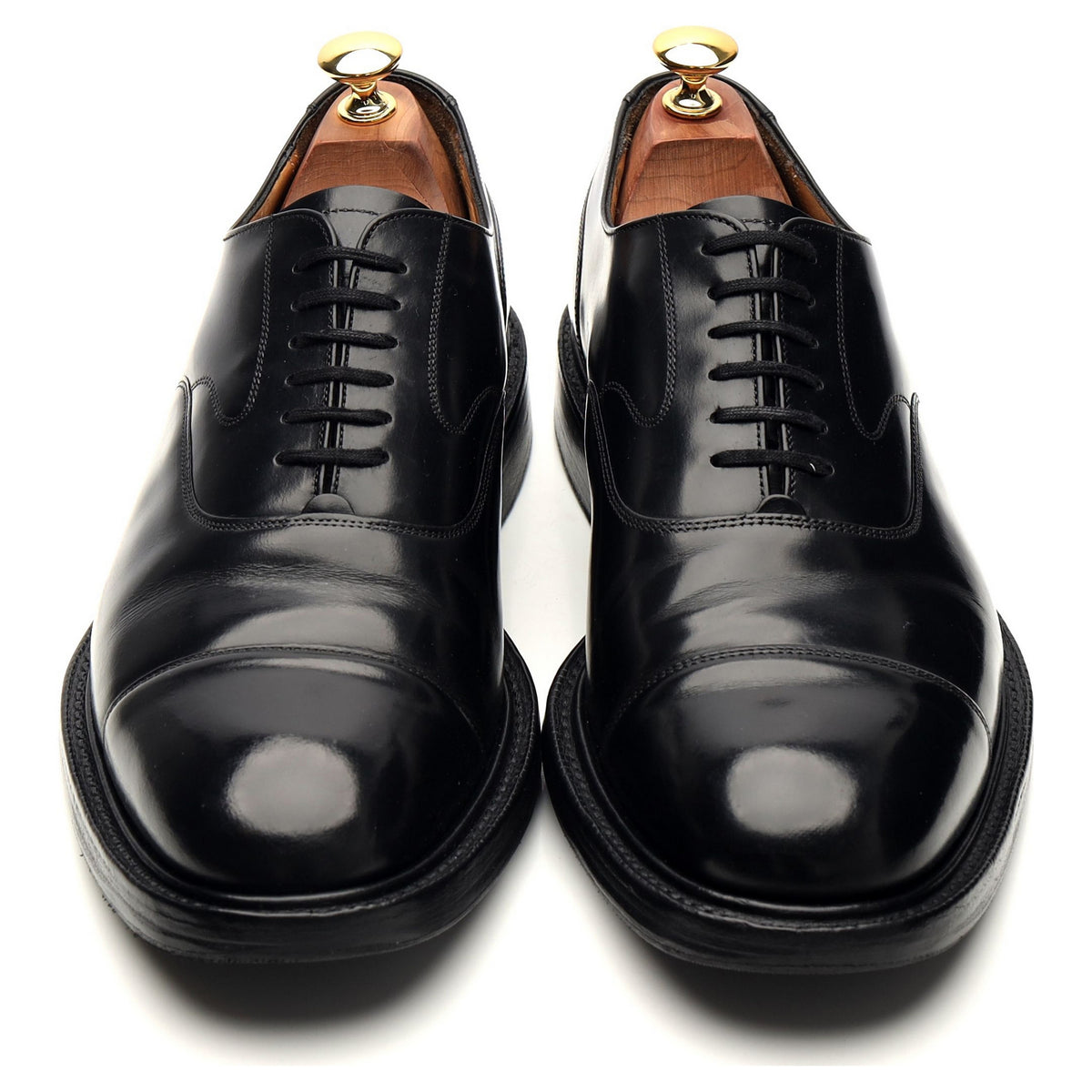 &#39;Lancaster&#39; Black Leather Oxford UK 9 G