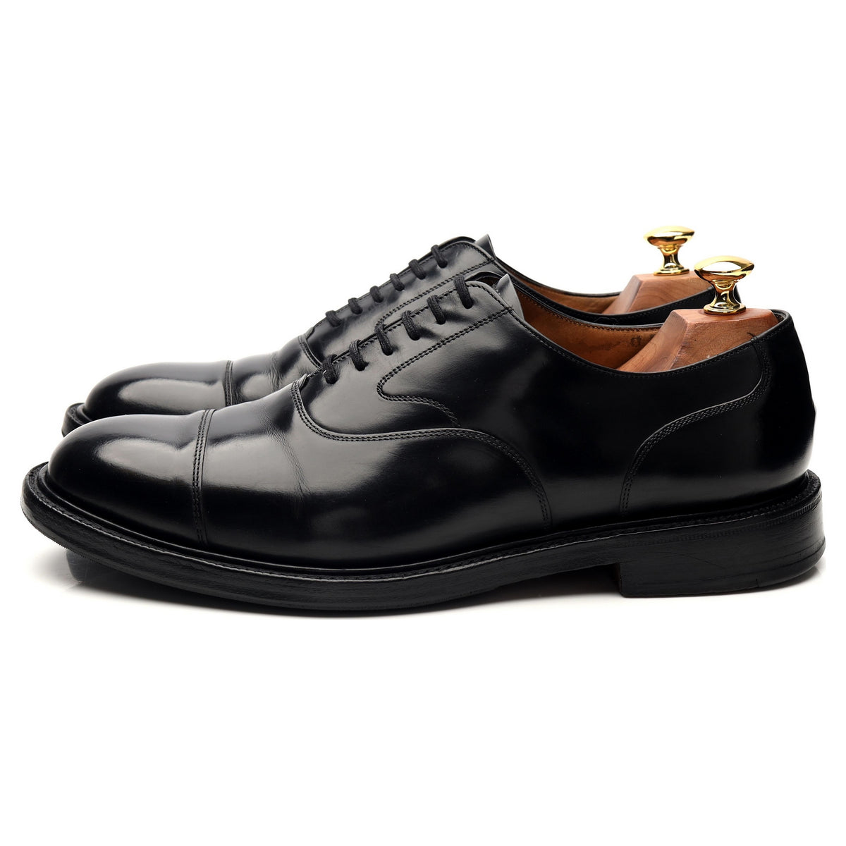 &#39;Lancaster&#39; Black Leather Oxford UK 9 G