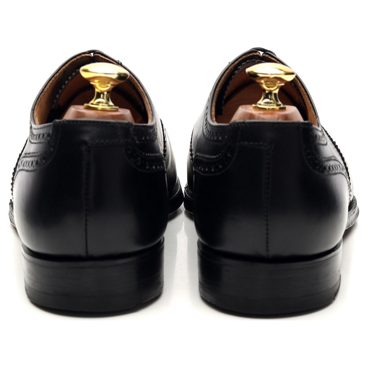 &#39;Westfield&#39; Black Leather Oxford Brogue UK 8 E