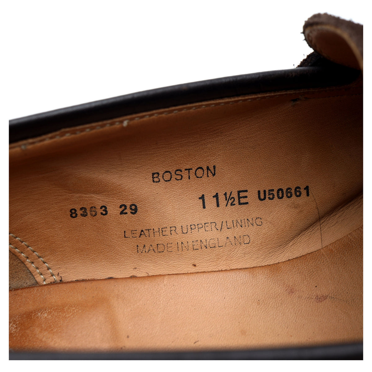 &#39;Boston&#39; Dark Brown Suede Loafers UK 11.5 E