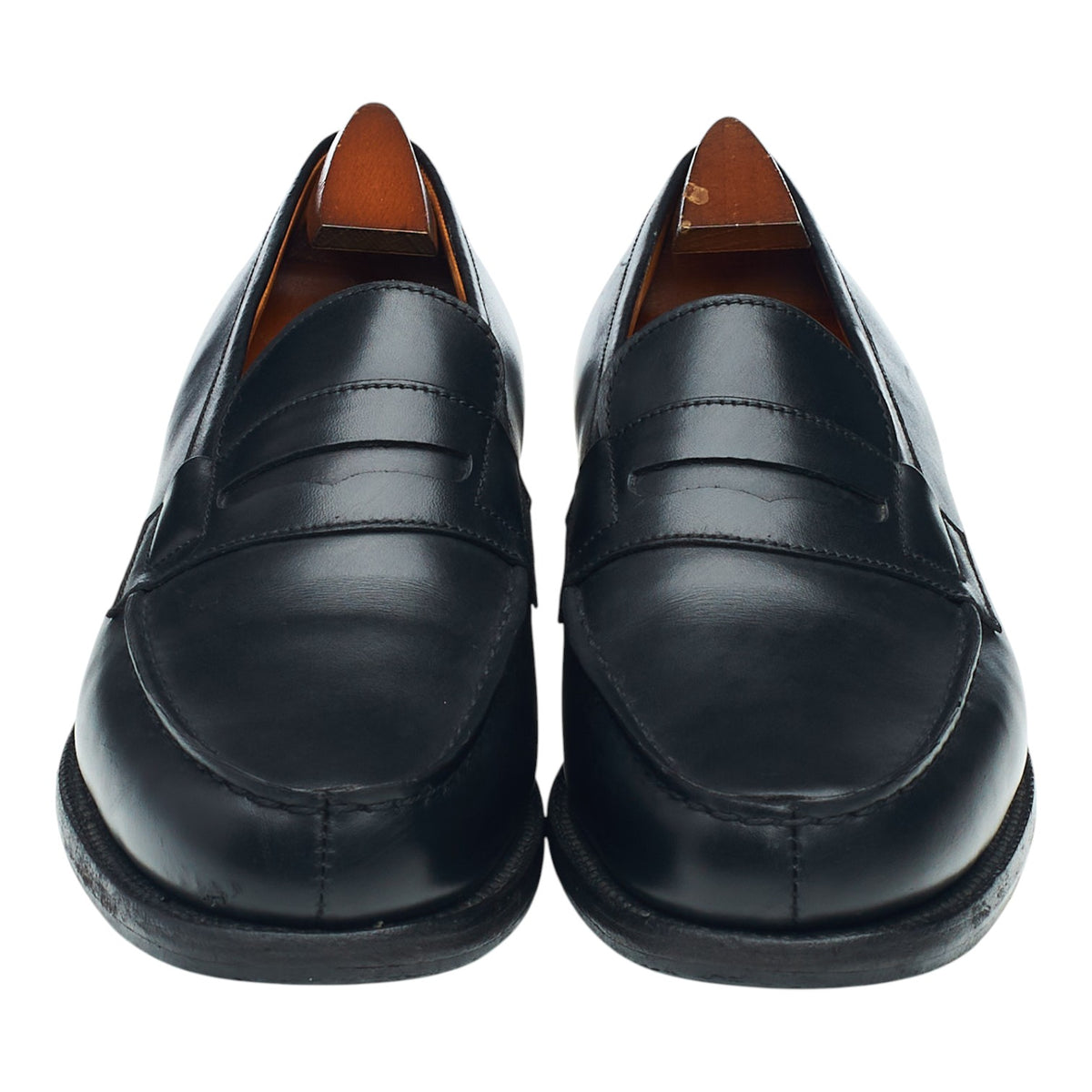 Women's '180 Mocassin' Black Leather Loafers 3.5 C UK 4.5