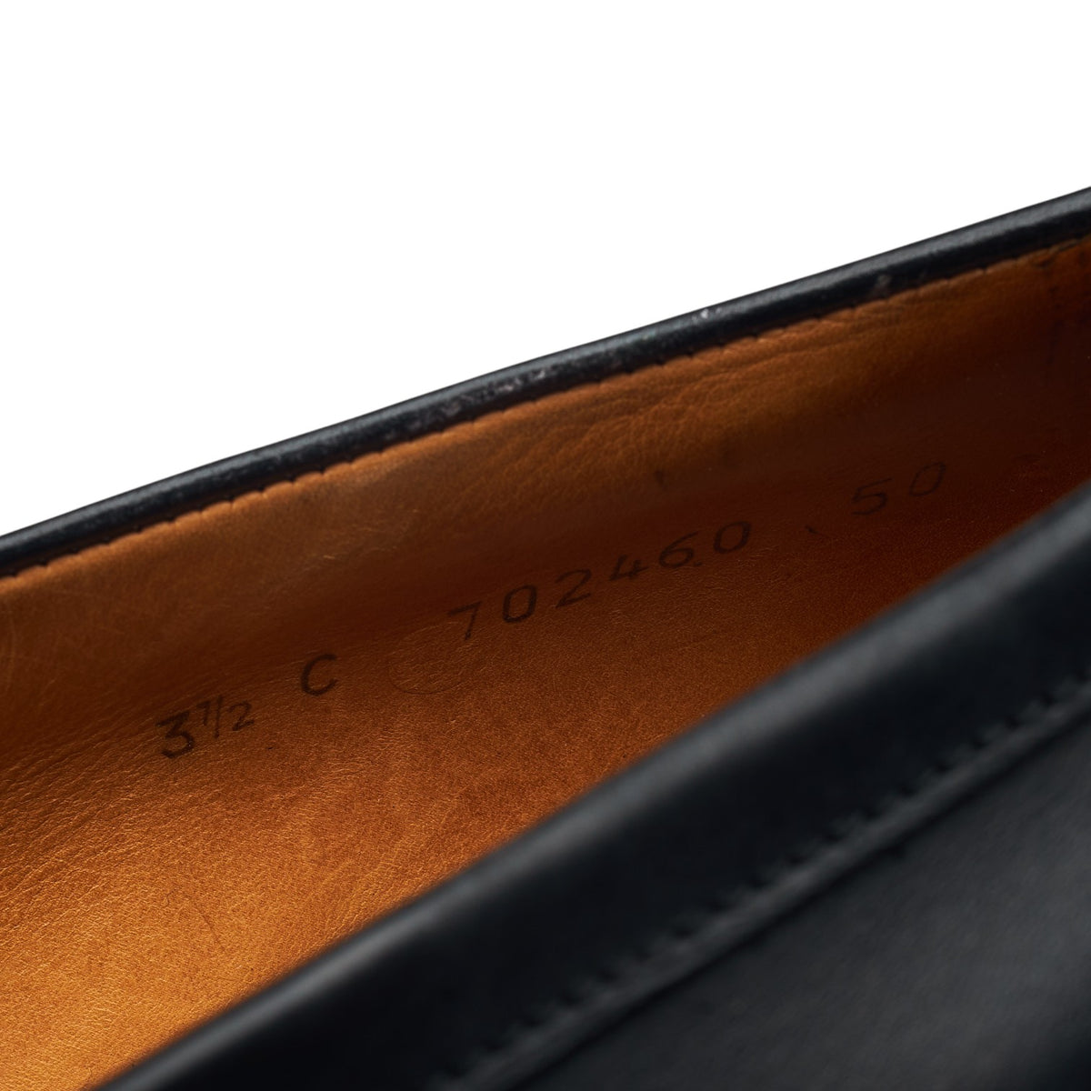 Women's '180 Mocassin' Black Leather Loafers 3.5 C UK 4.5