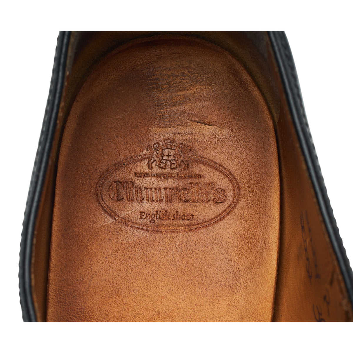 Women's 'Cindy' Black Leather Derby UK 3.5 EU 36.5