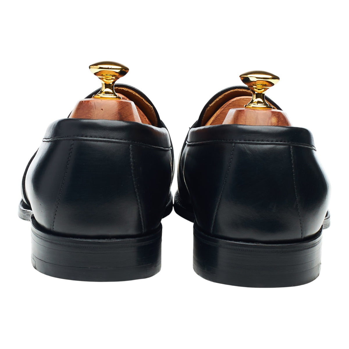 Black Leather Loafers UK 10.5