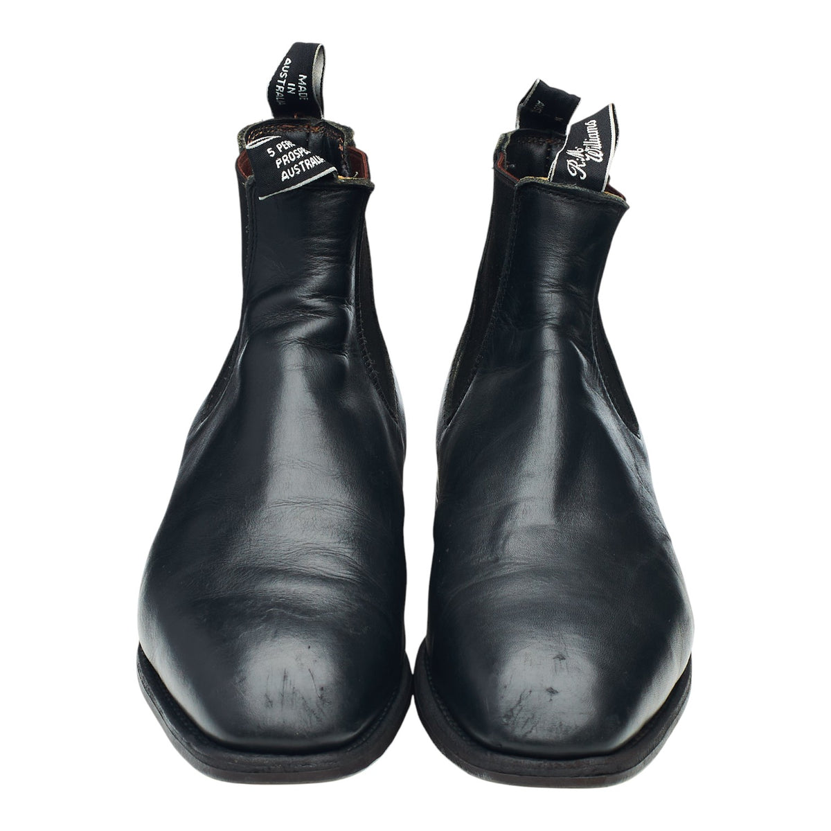 'Comfort Craftsman' Black Leather Chelsea Boots UK 10 G