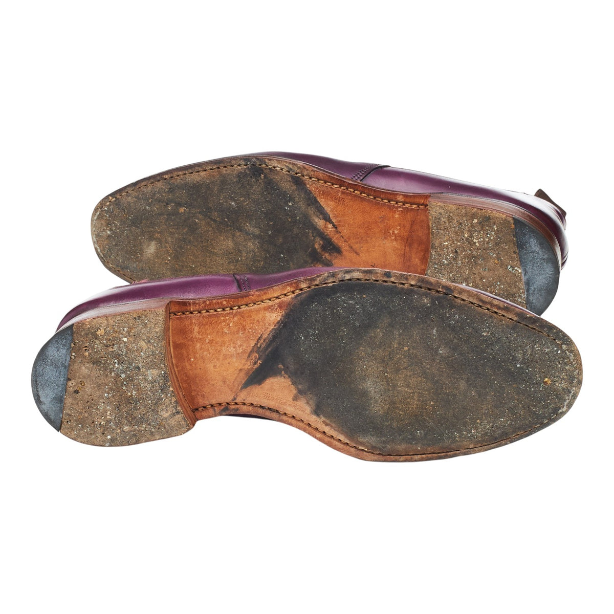 Women's 'Scarlett' Purple Leather Low Cut Chelsea Boots UK 3 D