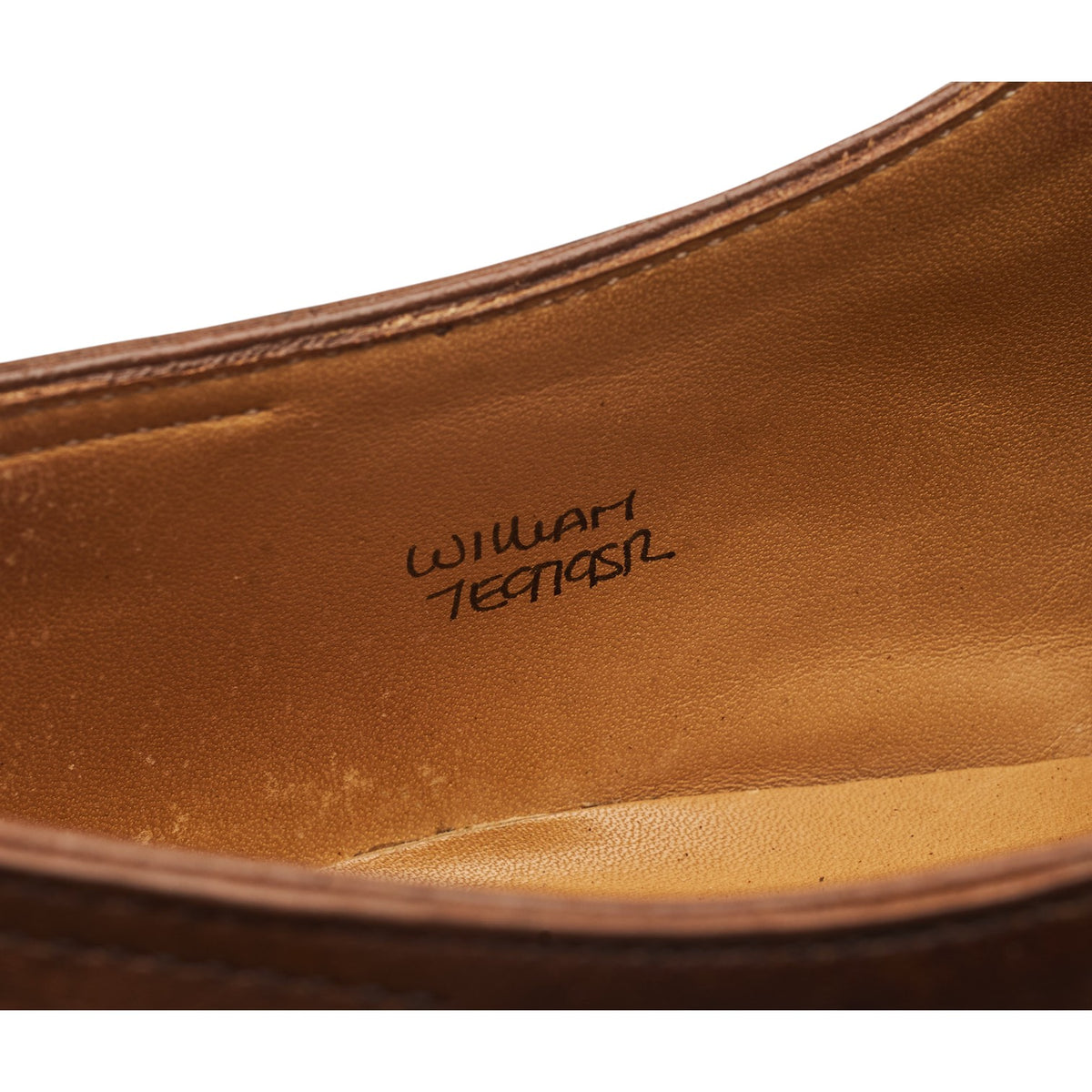 'William' Brown Museum Leather Double Monk Strap UK 7 E