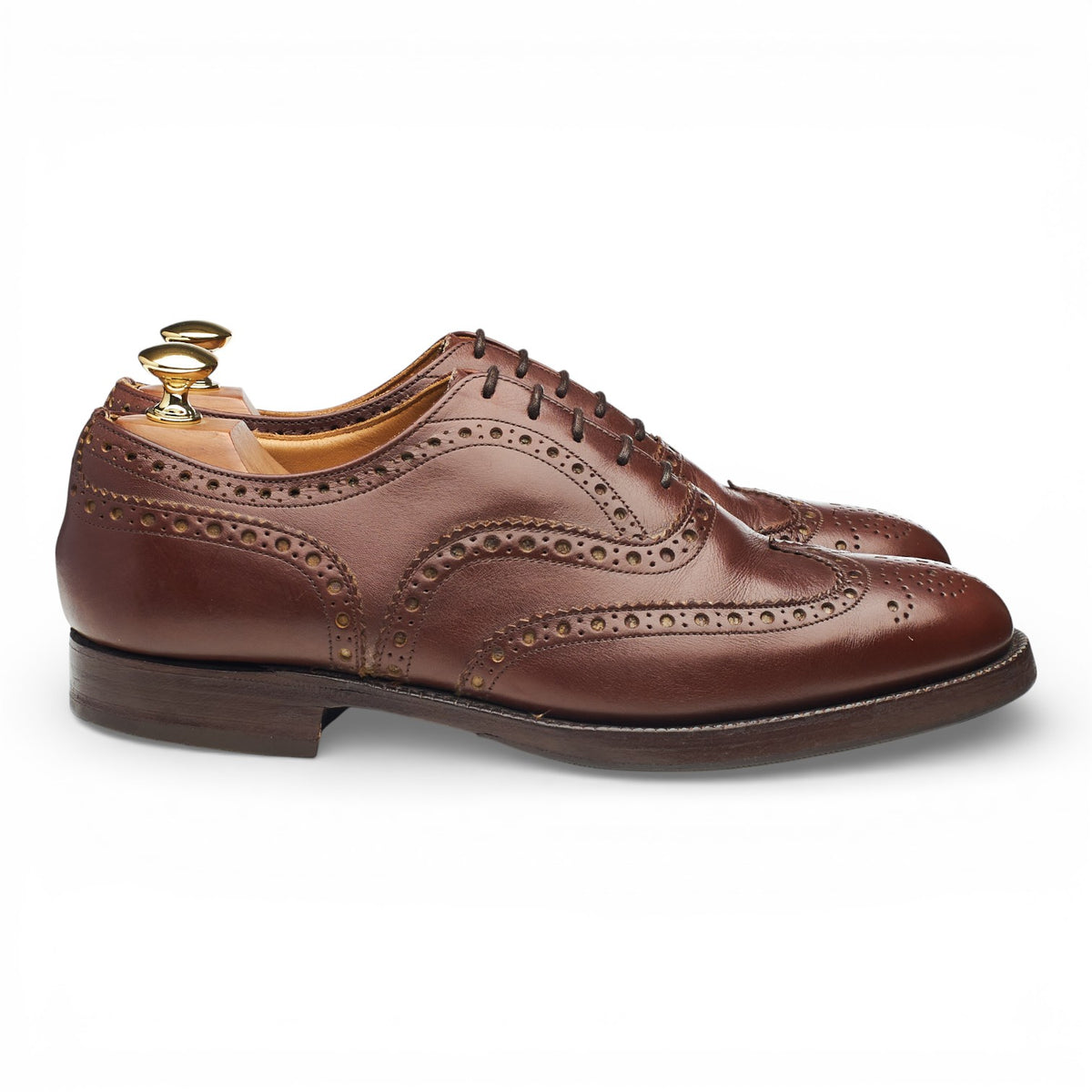 'Burwood' Brown Leather Oxford Brogues UK 6.5 F