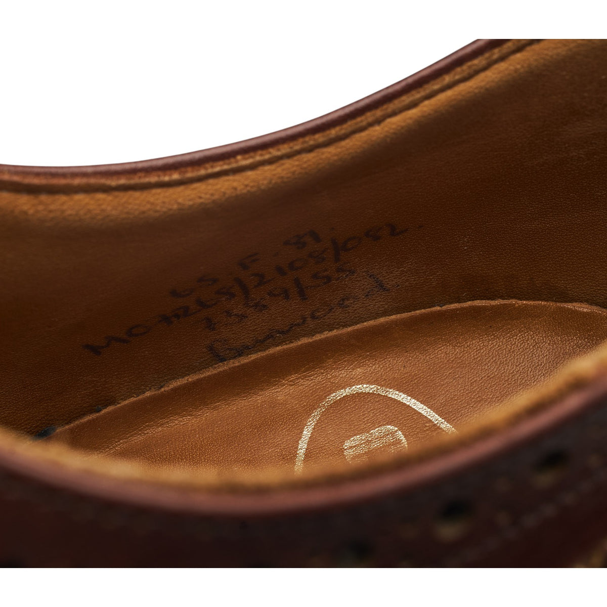 'Burwood' Brown Leather Oxford Brogues UK 6.5 F