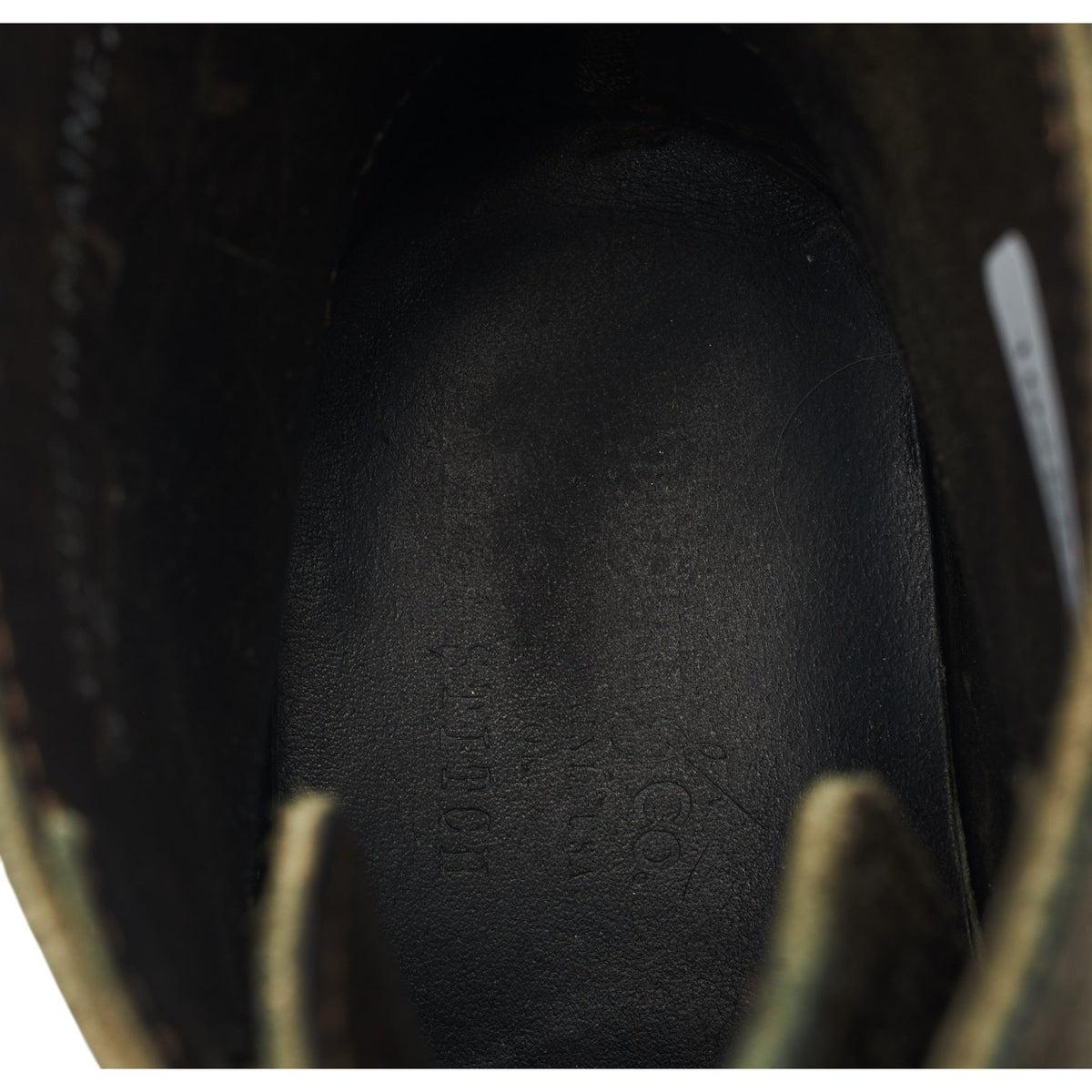 Green Suede Moc Toe Boots UK 7.5 US 8 E