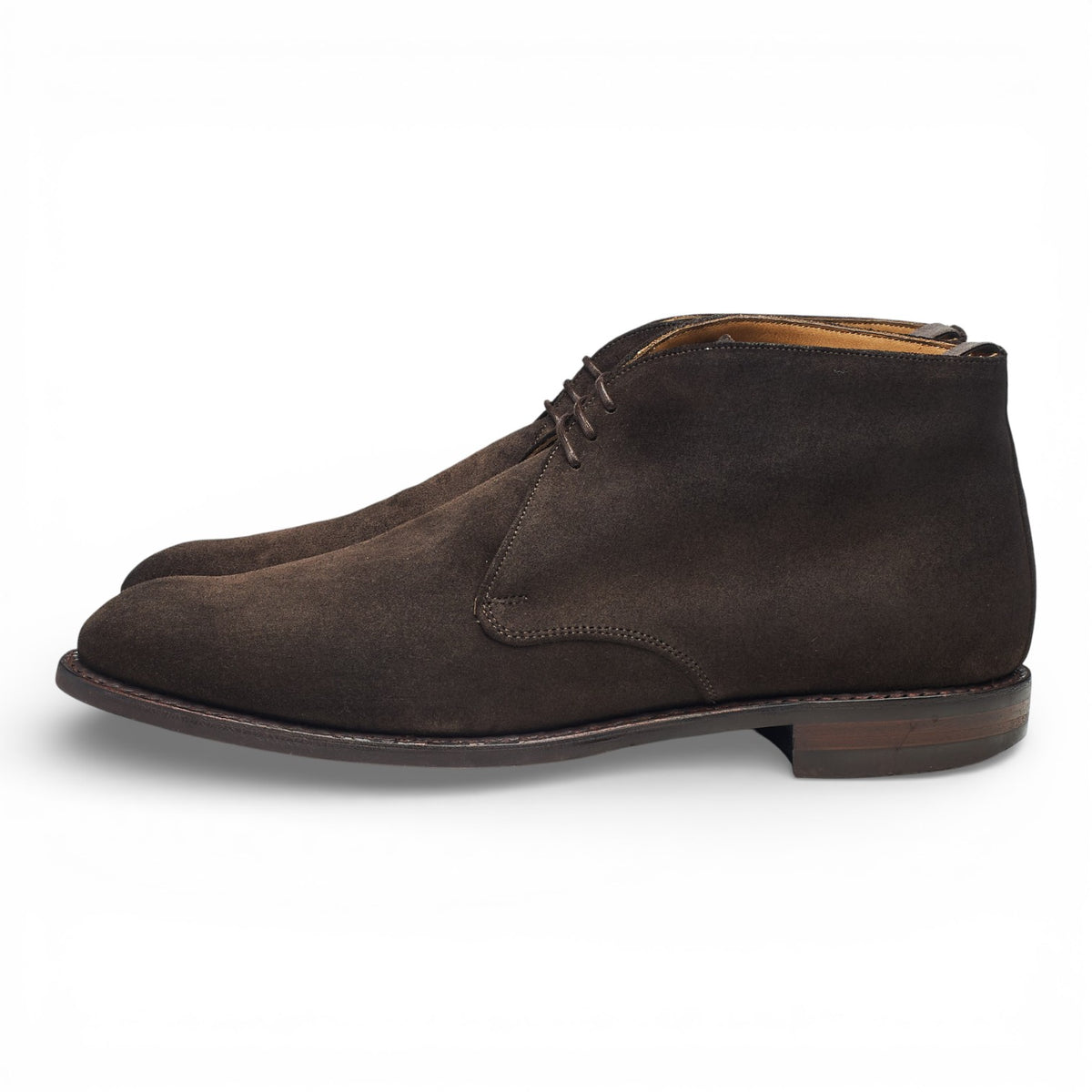 Taisce 'The Deben' Dark Brown Suede Chukka Boots UK 9.5 F