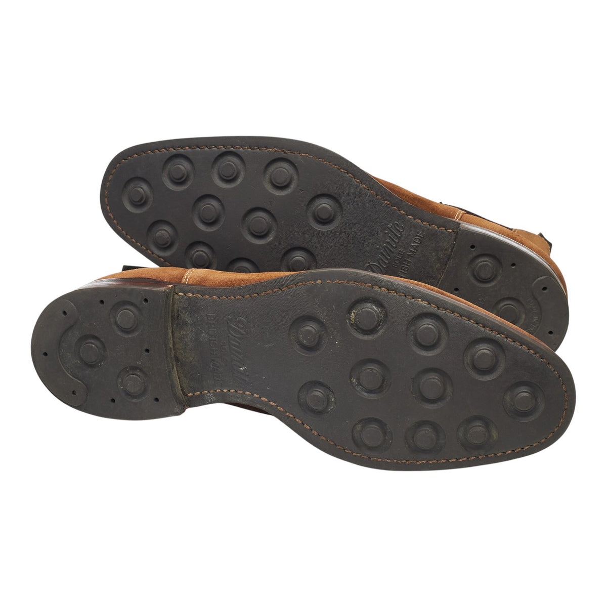 1880 'Chatsworth' Brown Suede Chelsea Boots UK 8 G