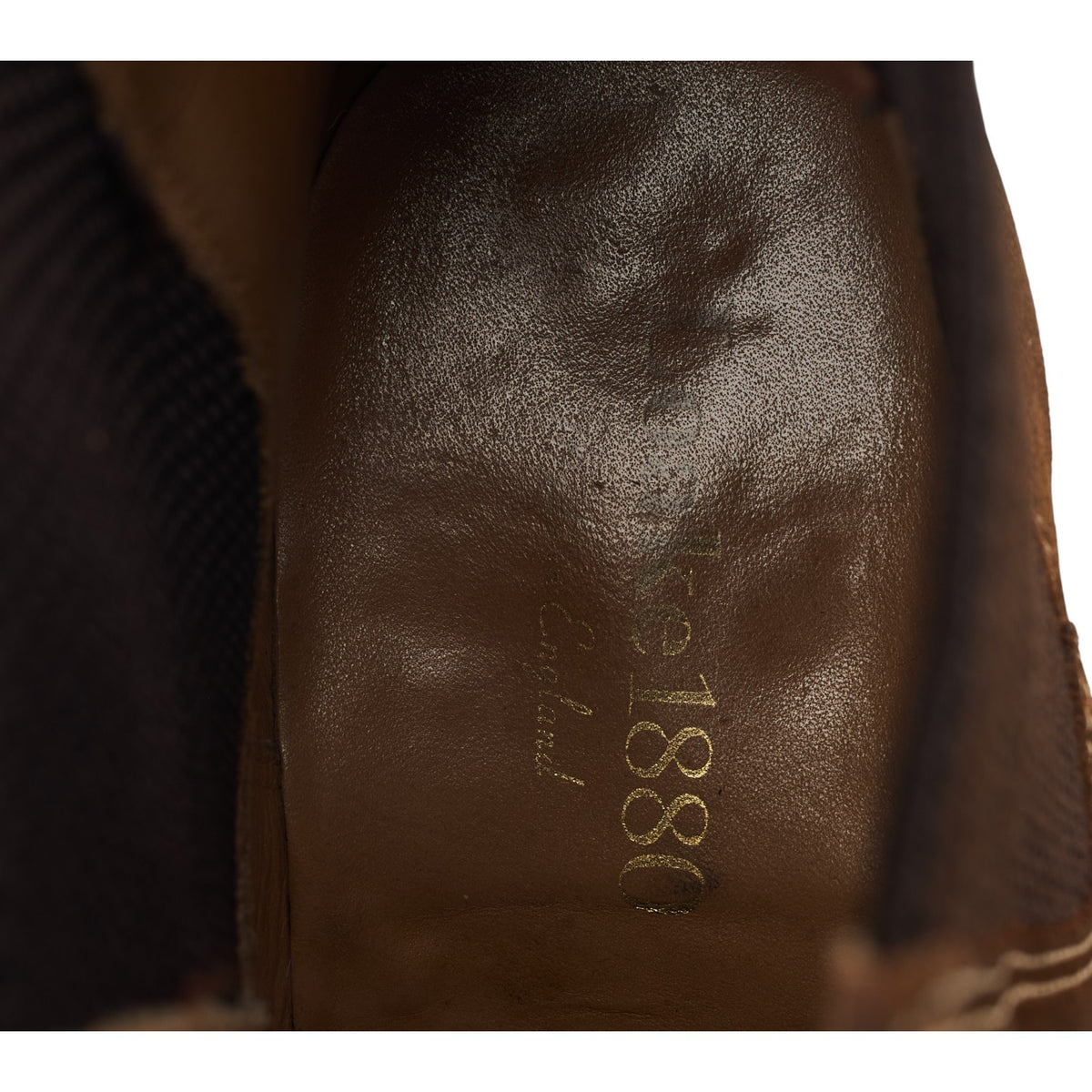 1880 'Chatsworth' Brown Suede Chelsea Boots UK 8 G