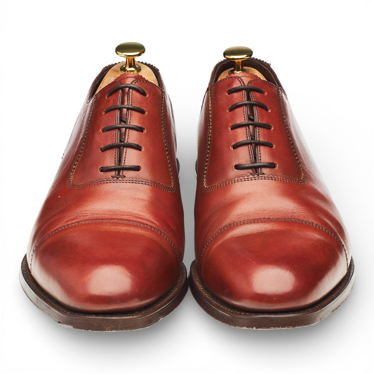 1880 Legacy 'Evans' Conker Brown Leather Oxford UK 10 F