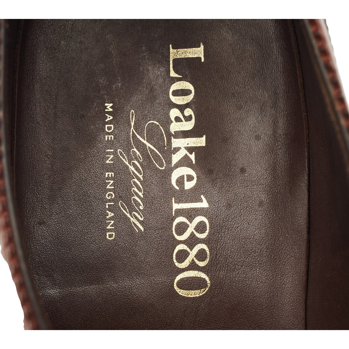 1880 Legacy 'Evans' Conker Brown Leather Oxford UK 10 F