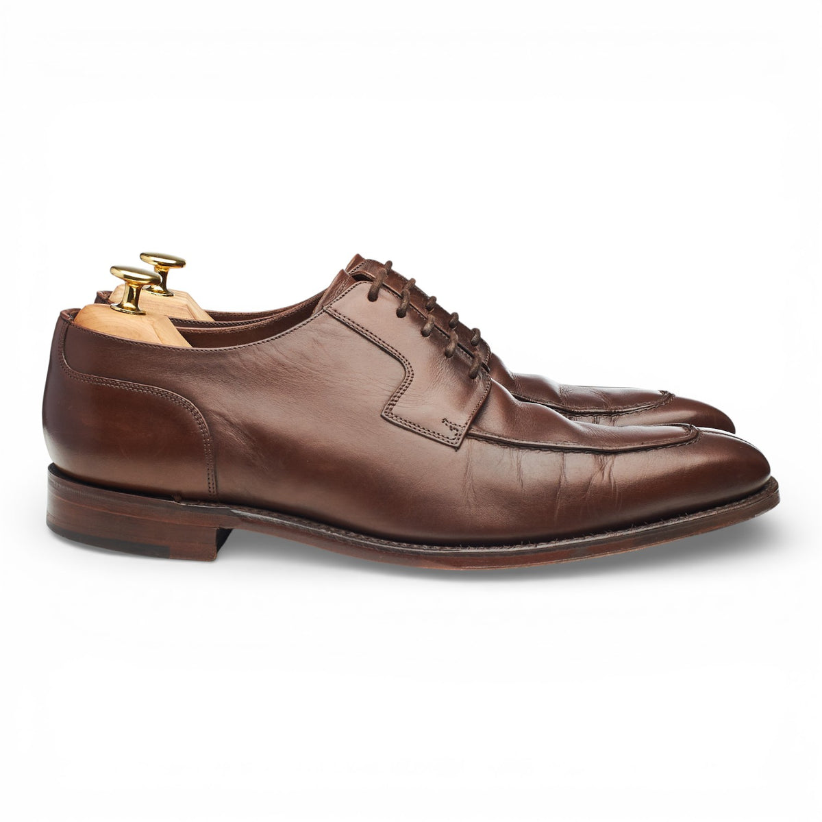 1880 Legacy 'Avon' Dark Brown Leather Split Toe Derby UK 9.5 F