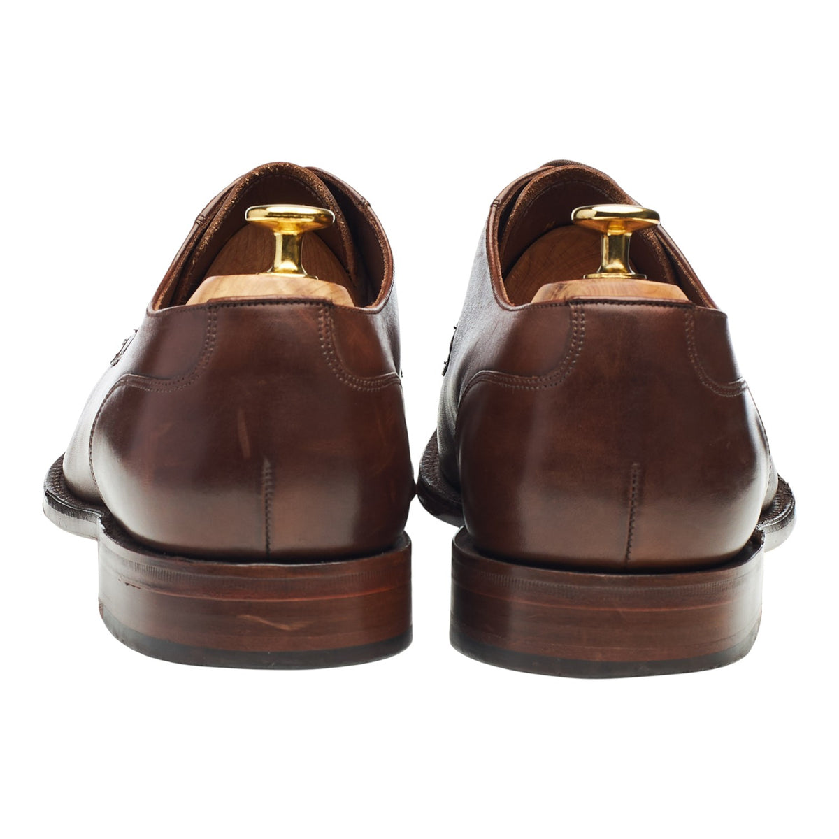 1880 Legacy 'Avon' Dark Brown Leather Split Toe Derby UK 9.5 F