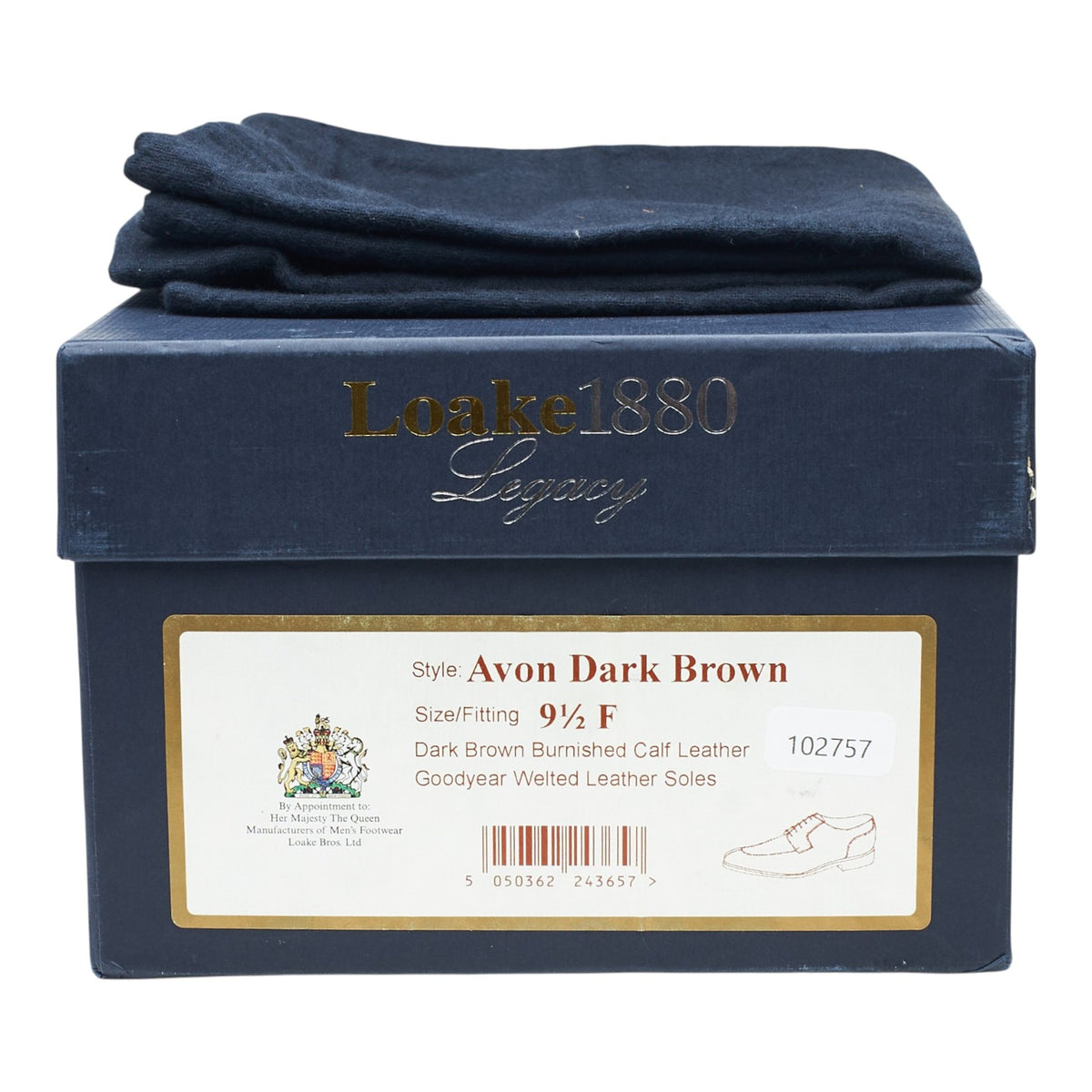 1880 Legacy 'Avon' Dark Brown Leather Split Toe Derby UK 9.5 F