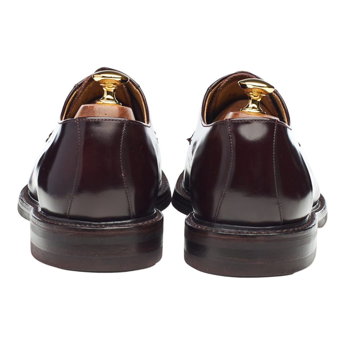 'Waverley' Burgundy Leather Derby UK 10 F